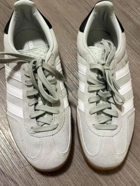 Seafoam green Adidas Gazelles